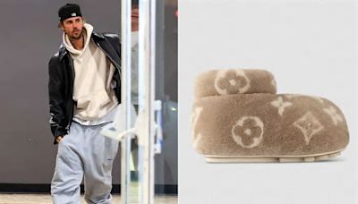 Justin Bieber Teams Baggy Sweatpants with $2,470 Louis Vuitton Slippers for Dinner at Sushi Hotspot