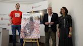 En directo: 'Gaiteros', de Ángel Blanco, ganador del concurso de carteles de San Fermín 2024