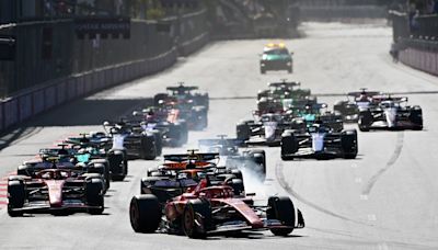 F1 Azerbaijan GP LIVE: Race result after huge late crash between Sainz and Perez