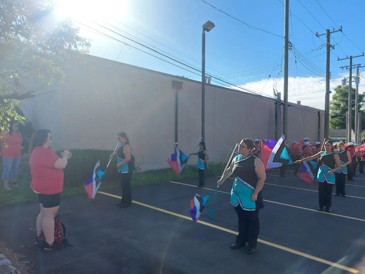 Windsor Optimist Youth Band in Plymouth, Mich., for 4th of July parade