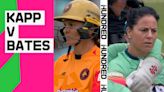 The Hundred: Marizanne Kapp bowls Suzie Bates after early dangerous play call