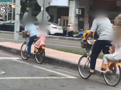 毋通喔！騎UBIKE還雙載 單車達人：小心｢後泥除｣破裂傷人│TVBS新聞網