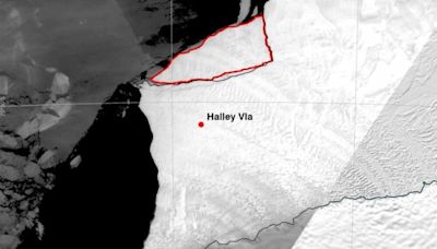 Un iceberg del tamaño de La Gomera se desprende en la Antártida