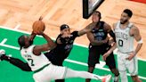Jaylen Brown, Kristaps Porzingis star for Boston Celtics in NBA Finals game one