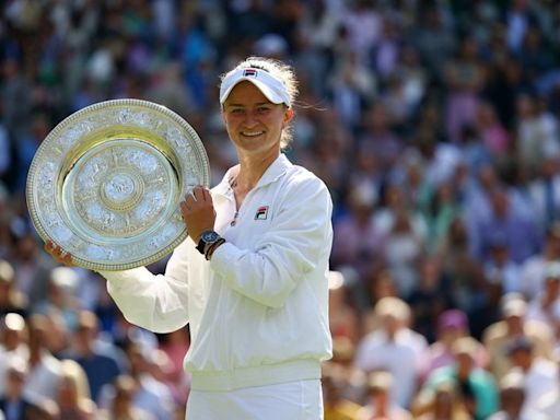 Tennis-Krejcikova holds off Paolini to win Wimbledon title