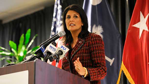 Initially left off the list, Nikki Haley now speaking Tuesday at the GOP convention