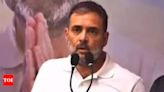 Like in Ayodhya, Congress will beat BJP in Gujarat too: Rahul Gandhi | India News - Times of India