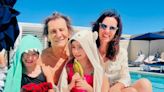 Ronnie Wood and wife Sally share sweet snap with their twin daughters