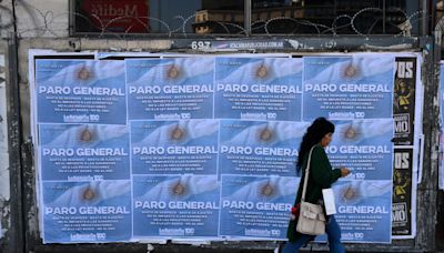 FOTOS | Calles y comercios vacíos en Argentina por el paro general del 9 de mayo