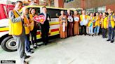 靈泉禪寺贈基消局新式救護車