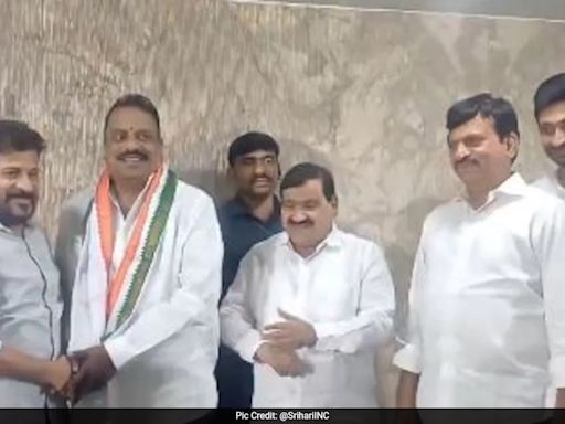 Another BRS MLA Joins Congress In Telangana