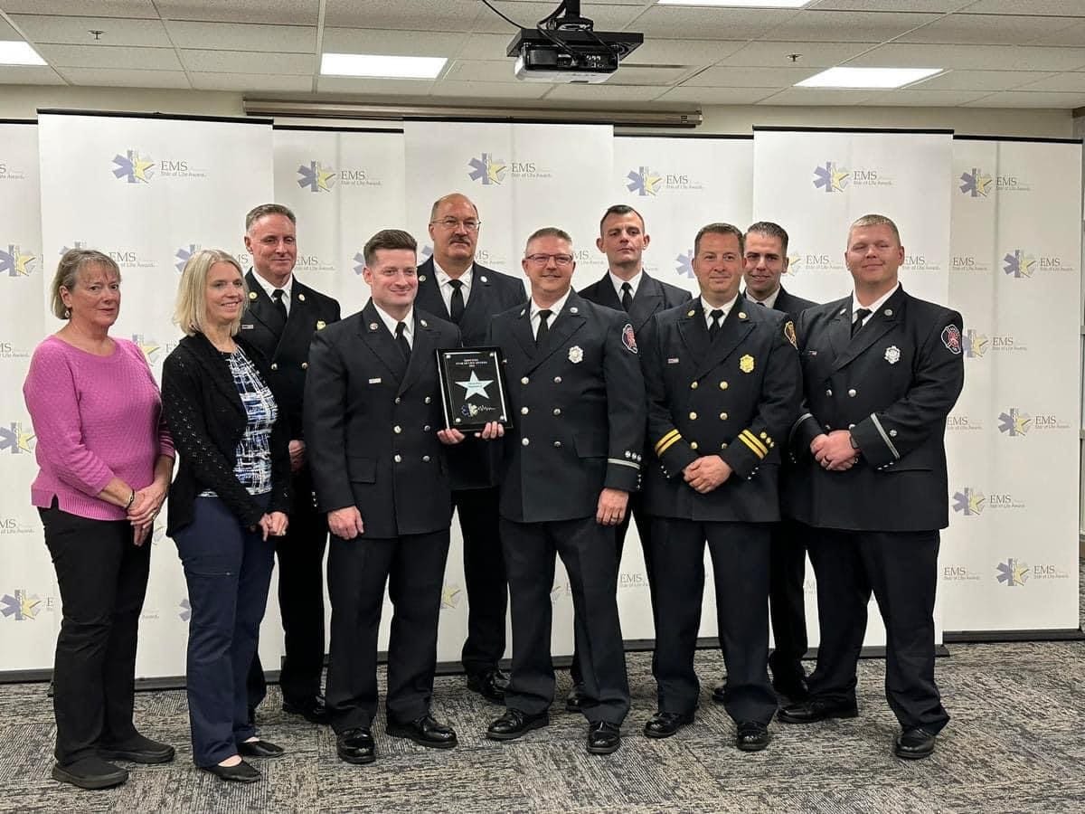 Akron fire crews receive state award for life-saving emergency response in 2023
