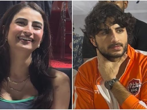 WATCH: Ibrahim Ali Khan's rumored ladylove Palak Tiwari attends football match to cheer for him
