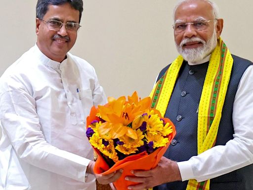Tripura CM Manik Saha meets PM Modi