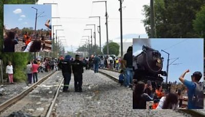 Mujer muere al intentar tomarse una selfie durante el paso de la locomotora La Emperatriz