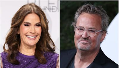 Teri Hatcher reveals texts with Matthew Perry after they were kicked off same dating app