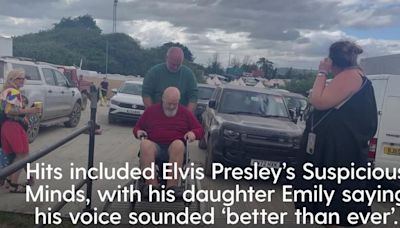 Sir Michael Eavis 'better than ever', says daughter Emily after his Glastonbury set