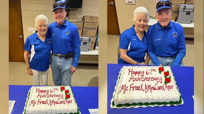 Couple celebrates 67th anniversary by volunteering at Gonzales Jambalaya Festival