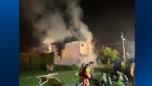 Smoke, fire damage house in Avonmore