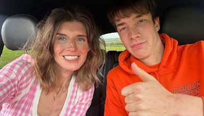 Amanda Owen snapped with son Reuben before row over ex Clive erupts