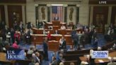 Rep. Marjorie Taylor Greene is booed as she introduces a motion to oust Mike Johnson from the House Speakership.