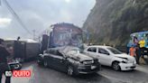 Terrible choque múltiple cierra la autopista General Rumiñahui