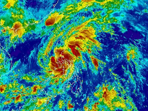 Tropical Storm Aghon strengthens over Quezon, triggers torrential rain