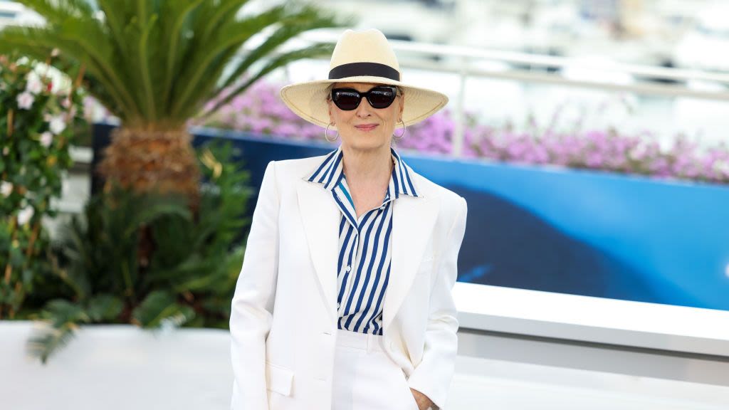 Meryl Streep Gives a Masterclass in Wearing a White Summer Suit at Cannes