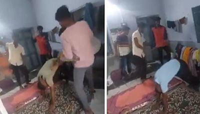 ...Andhra Ragging Video: Final-Year Students At SSN College Beat Juniors With Sticks Under Guise Of NCC Training At...