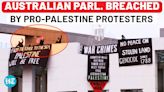 Anti-Israeli Protesters Storm Australian Parliament, Wave Pro-Palestine Banners Amid Gaza War