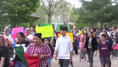 People protest new immigration law in Iowa