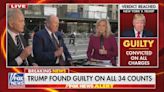 Watch Fox News' initial reaction to Donald Trump being found guilty of 34 felonies