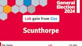 General Election 2024: Labour's Sir Nic Dakin wins Scunthorpe