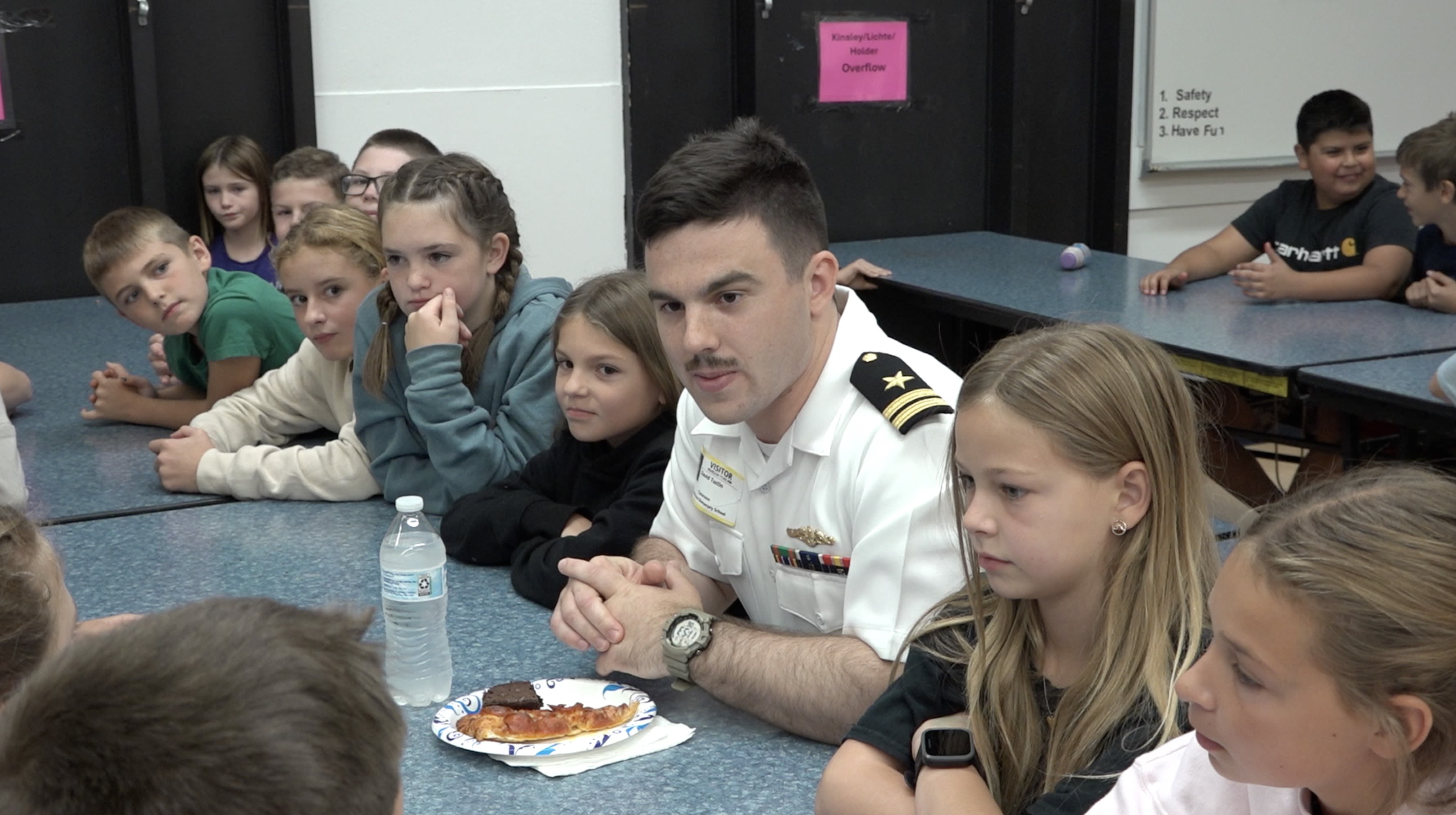 Students get firsthand experience with USS Boise crew