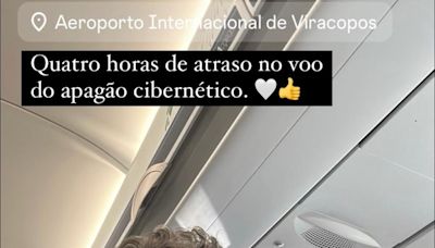 Lucas Lima fala de perrengue durante voo: 'Quatro horas de apagão'