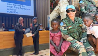 Major Radhika Sen of the Indian Army receives prestigious 2023 UN Military Gender Advocate of the Year Award