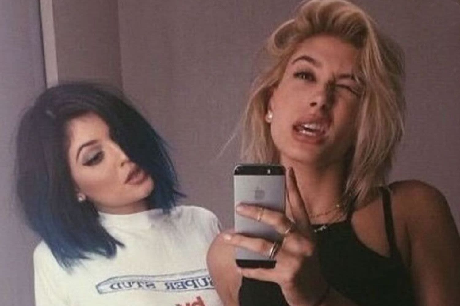Kylie Jenner Shares Playful Throwback Snap with Hailey Bieber: 'We're Moms Now'
