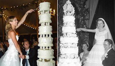 Mariah Kennedy-Cuomo Channels Eunice Shriver and Maria Shriver With 8-Tier Wedding Cake — and a Ladder to Cut It!