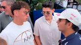 Lichnovsky y Reyes acuden a GP de Miami, saludan a Checo Pérez; les llueven críticas a días de Liguilla