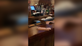 Giant rat runs across bar counter and causes chaos at New York restaurant