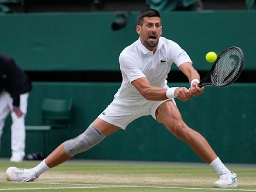 Novak Djokovic is 37 and had knee surgery last month but faces Carlos Alcaraz in the Wimbledon final