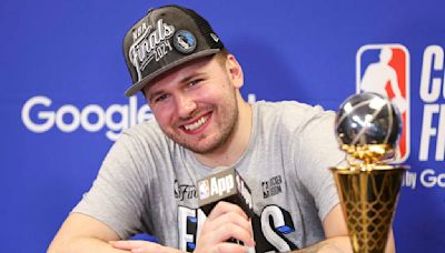 The NBA Finals were too late for Dallas' Luka Doncic to watch as a kid. Now, he's in them