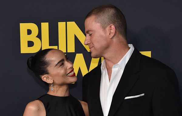 Zoë Kravitz and Channing Tatum make red carpet debut as a couple at ‘Blink Twice’ premiere