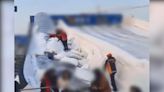 「白色耶誕」悲劇！5cm人造雪過重 南韓滑雪道崩塌3傷