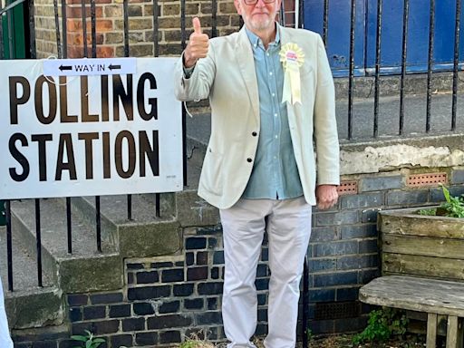 Jeremy Corbyn casts vote in general election: ‘Perfect day, perfect weather’