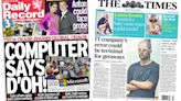 Scotland's papers: 'Digital pandemic' and school timetable crisis