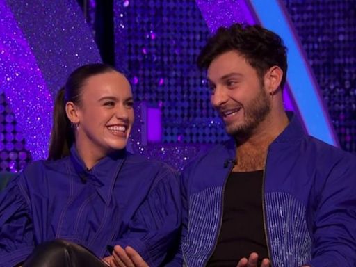Strictly's Vito teases Ellie over wine in reunion video