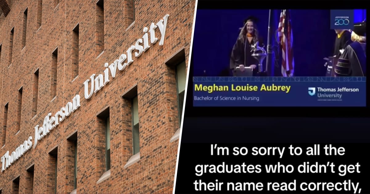 Thomas Jefferson University apologizes for viral mispronunciations of graduates' names