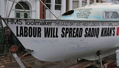 'HMS Toolmaker' boat parked outside of Starmer's house hours before election