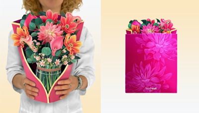 Kick your card game up a notch with these 3D pop-up Mother's Day bouquets — starting at $10